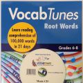 Vocab Tunes Root Words Grade 6-8 CD included