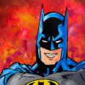Orthodontic Themed Art | Batman Braces
