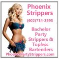 Phoenix & Scottsdale bachelor party strippers & topless bartenders (602)714-3593