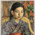 Oil Painting of a Japanese Girl by David Burliuk (1882-1967) Sells for $39,100 at Weiss Auctions