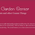 The Cosmic Garden Center