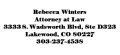 Rebecca Winters, Attorney at Law