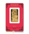 1 oz PAMP Suisse Year of the Dragon Gold Bar (In Assay)