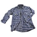 Blue Small Checked Flannel Shirt