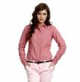 Full Sleeves Pink Collared Formal Wear