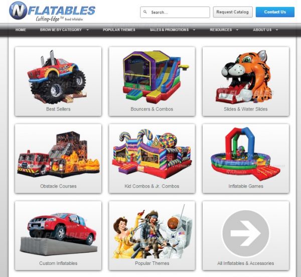 N-Flatables Products Categories Themes