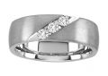 14KT Mens Band with Diamonds
