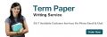 Custom Term Paper Writing Service