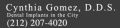 Dr. Cynthia Gomez, DDS