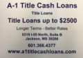 A-1 Title Cash Loans