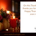 Happy ThanksGiving - Vee Technologies.