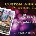 Custom anniversary Playing Cards