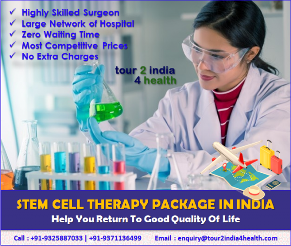 Stem cell therapy package in India