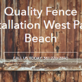 Fence Builders West Palm Beach