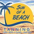 Sun of a beach tanning