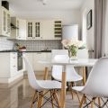 White Kitchen-Living Room Design Tips