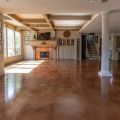 An incredibly wonderful way of enhancing your indoor concrete floor!