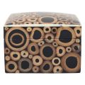R & Y Augousti French Modern Bamboo Covered Box