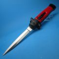9” Red Tactical Stiletto Style OTF Dagger