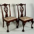 Pair of 18th century Chippendale Mahogany Side Chairs Brings $33,210 in Neue Auctions