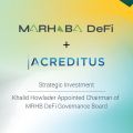 MRHB DeFi Announces Strategic Investment from Acreditus Partners