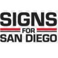 Signs for San Diego