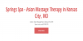 Springs Spa - Massage Therapy in Kansas City, MO
