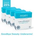Maxim Sensitive Wipes 4 Pack - Save 25% - 7 Day Protection