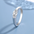 925 Sterling Mossanite Ring 1.0 Carat