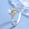 925 Sterling Mossanite Ring 2.0 Carat