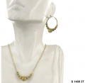 Filigree Hoops And Necklace Set