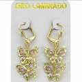 Duck Paw CZ Butterfly Earring