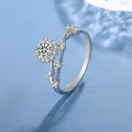 925 Sterling Mossanite Ring 0.5 Carat
