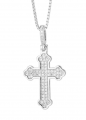 925 Sterling Cross Pendant With Chain