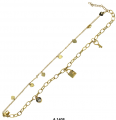 Latest Gold Plated Anklets