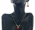 Cherry Necklace Set