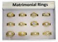 Triple Matrimonial CZ Stones Ring