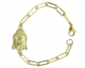 Buddha Paper Clip Bracelet