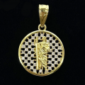 San Judas Pendant: Shine with Faith and Flair