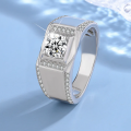 925 Sterling Mossanite Ring 1.0 Carat