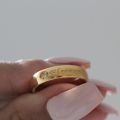 Personalized Name Ring With Birthstones