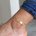 Personalized Name Ankle Bracelet For Women
