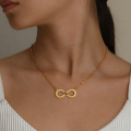 Infinity Snake Name Necklace