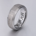 Engraved Wedding Celtic Band Ring