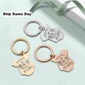Customized Baby Stats Keychain Gift for New Mom Dad