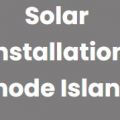 Solar Installation Rhode Island