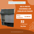 Certified Used Ice-O-Matic ICEU300HA Air Cooled Ice Maker