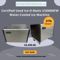 Certified Used Ice-O-Matic ICE0606FW Water-Cooled Ice Machine