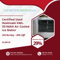 Certified Used Hoshizaki KML-351MAH Air Cooled Ice Maker – 354 lbs/day – 29% Off!