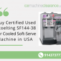 Buy Certified Used Stoelting SF144-38 Air Cooled Soft-Serve Machine in USA